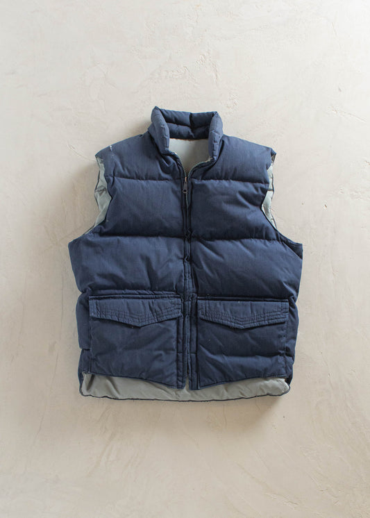 1980s Down Filled Vest Size M/L