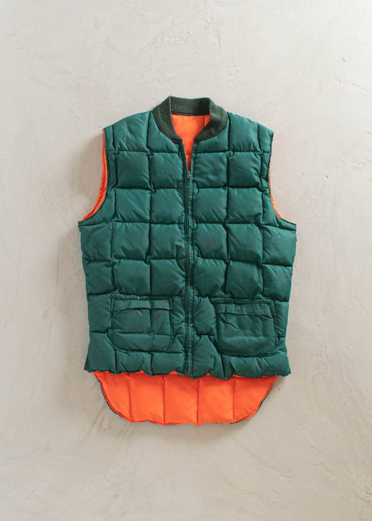 1980s Down Filled Reversible Vest Size S/M