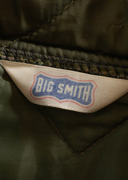 1980s Big Smith Quilted Liner Jacket Size M/L