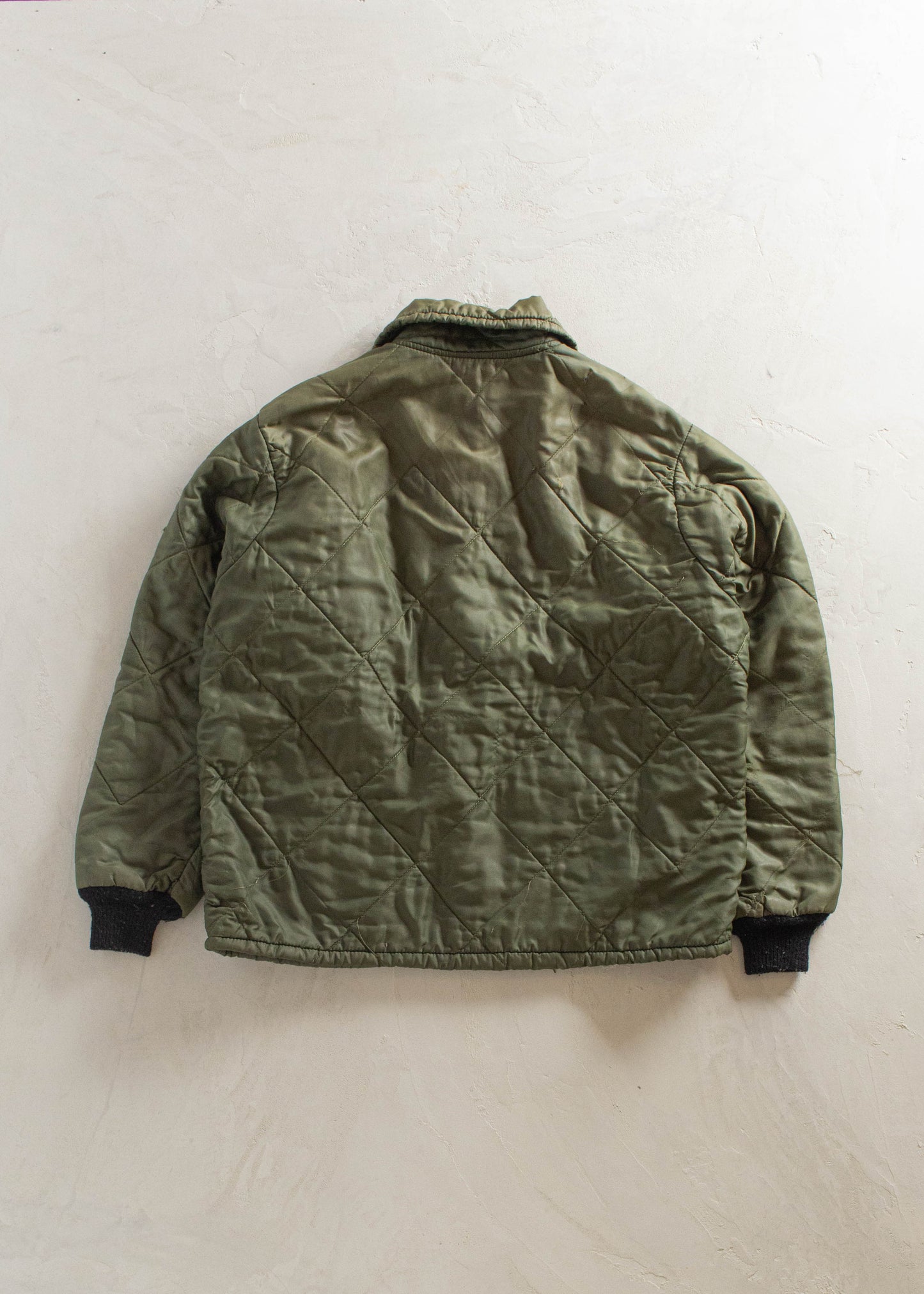 1980s Big Smith Quilted Liner Jacket Size M/L