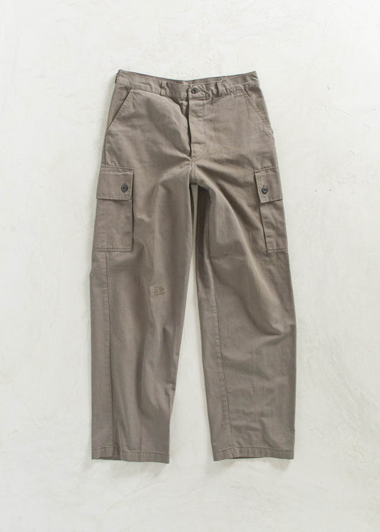 Vintage Dutch Military Wide Leg Cargo Pants Size Women's 29 Men's 32