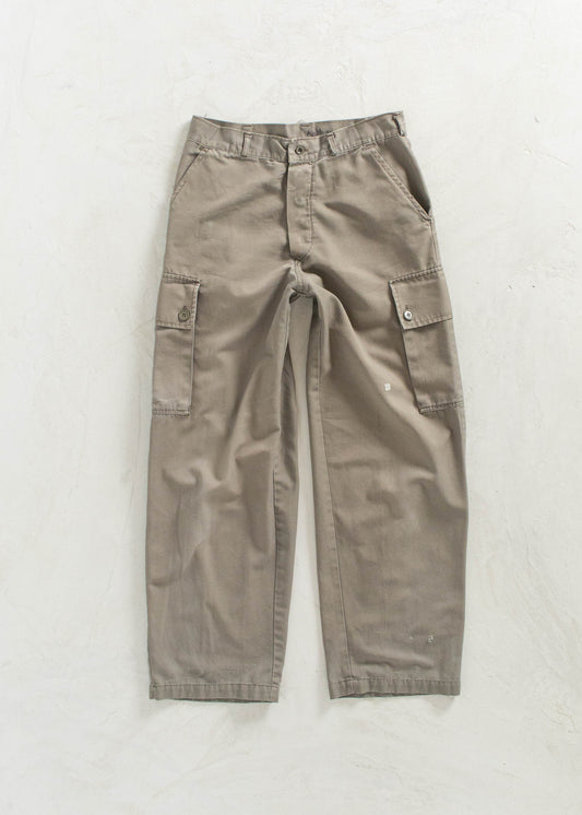 Vintage Dutch Military Wide Leg Cargo Pants Size Women's 29 Men's 32