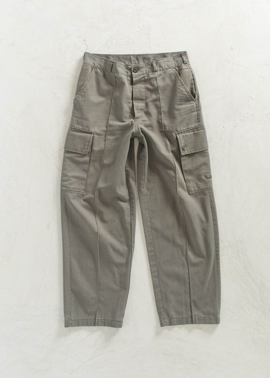 Vintage Dutch Military Wide Leg Cargo Pants Size Women's 29 Men's 32