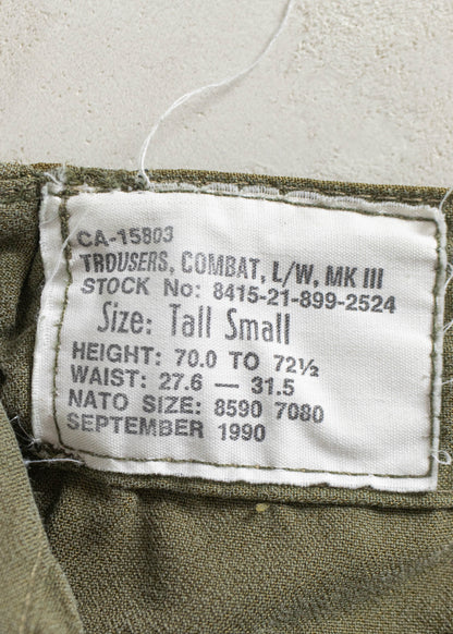 Vintage 1990s Military Cargo Pants Size Women's 28 Men's 31