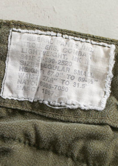 Vintage 1980s Military Cargo Pants Size Women's 28 Men's 31