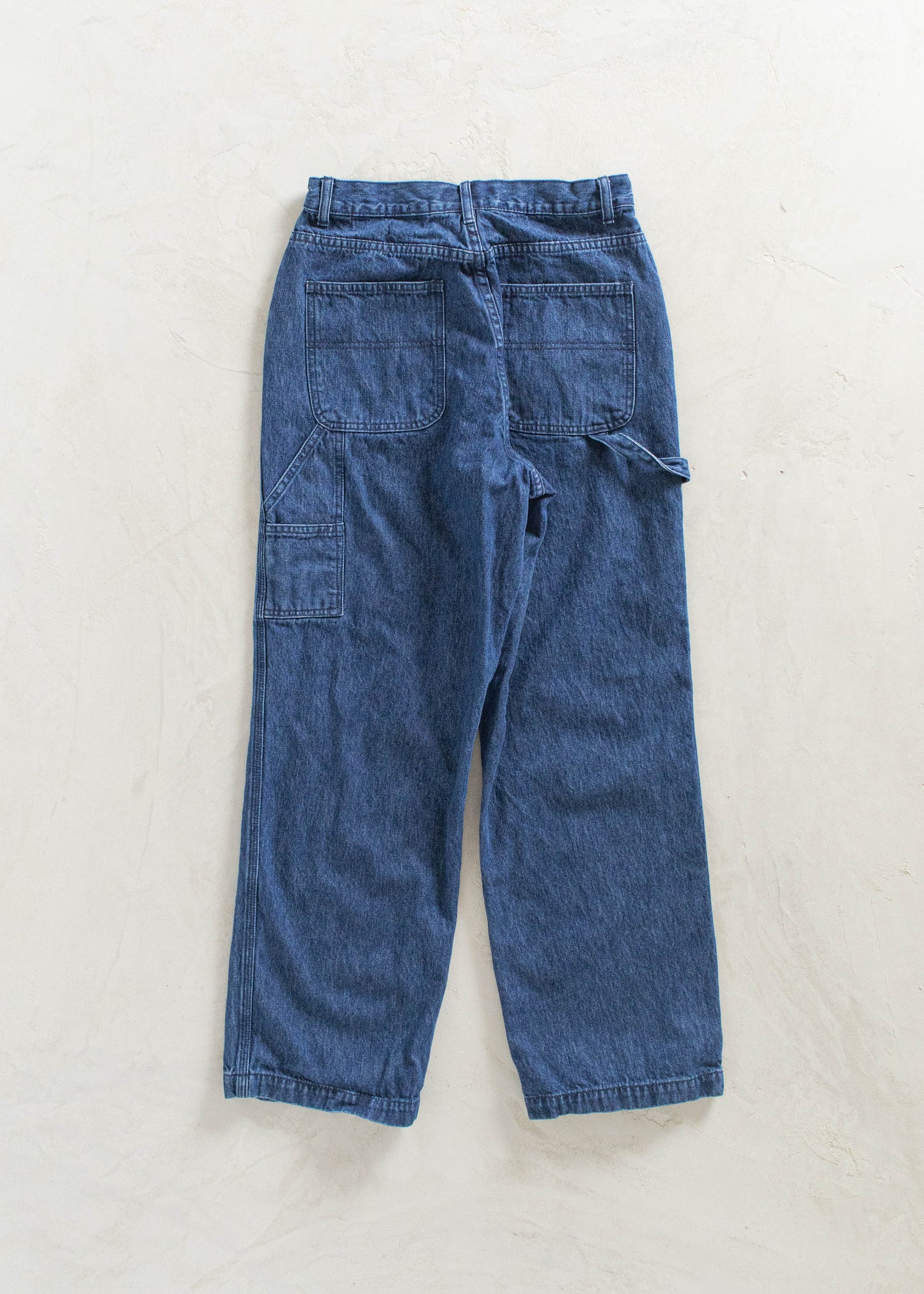 Vintage 1980s Denim Carpenter Pants Size Women's 27 Men's 30