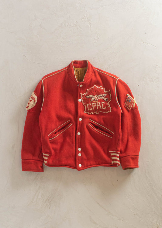 1960s CPAC Varsity Jacket Size 2XS/XS