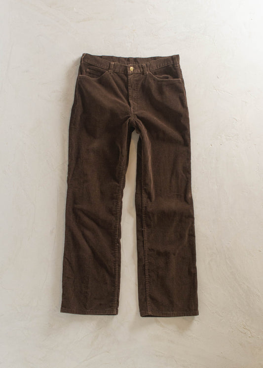 1970s GWG Corduroy Pants Size Women's 29 Men's 32