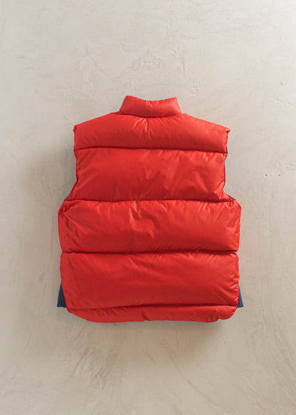 1980s Montgomery Ward Reversible Down Filled Vest Size S/M