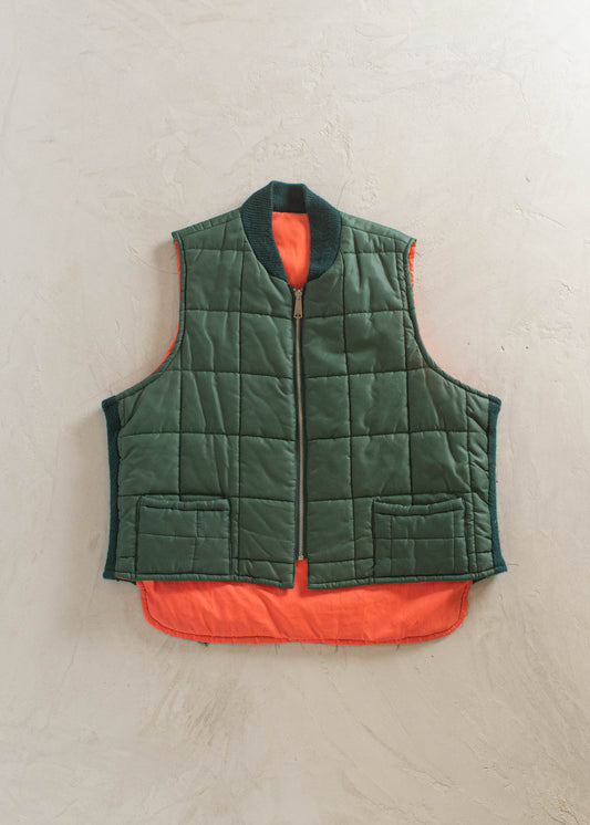 1980s Nikaldi Sportswear Reversible Nylon Vest Size XL/2XL