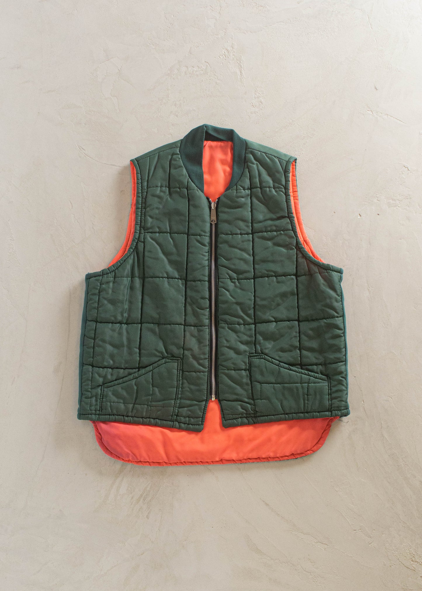 1980s Nikaldi Sportswear Reversible Nylon Vest Size M/L