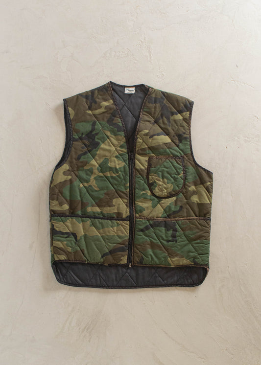 1980s Haband Camo Nylon Vest Size M/L