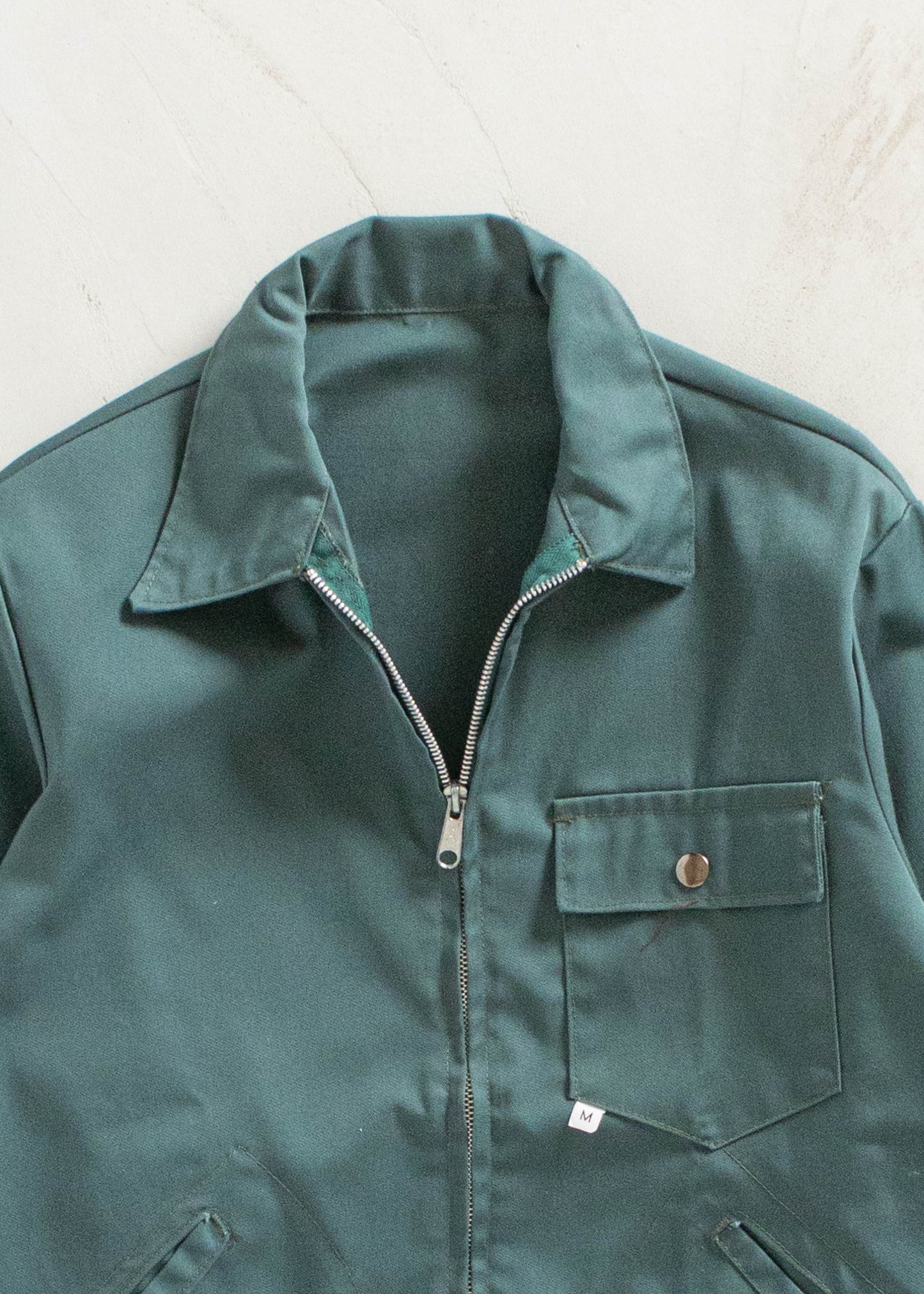 Vintage 1980s Cotton Twill Gas Jacket Size S/M