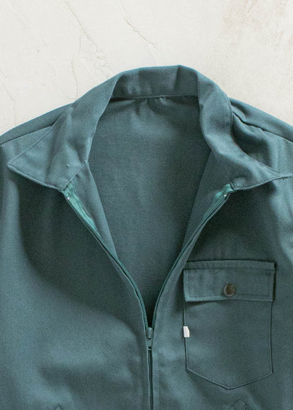 Vintage 1980s Cotton Twill Gas Jacket Size M/L