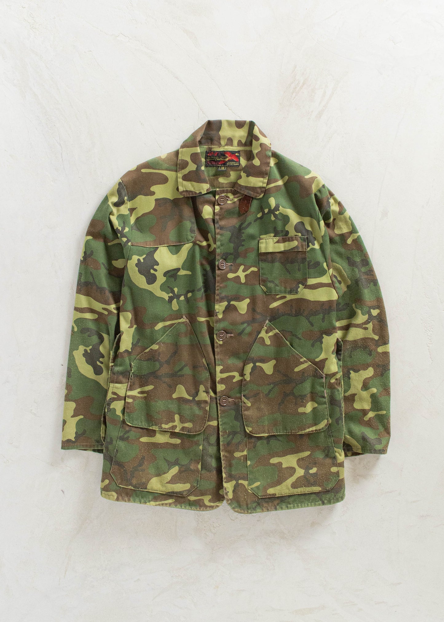 Vintage Camo Hunting Jacket Size S/M