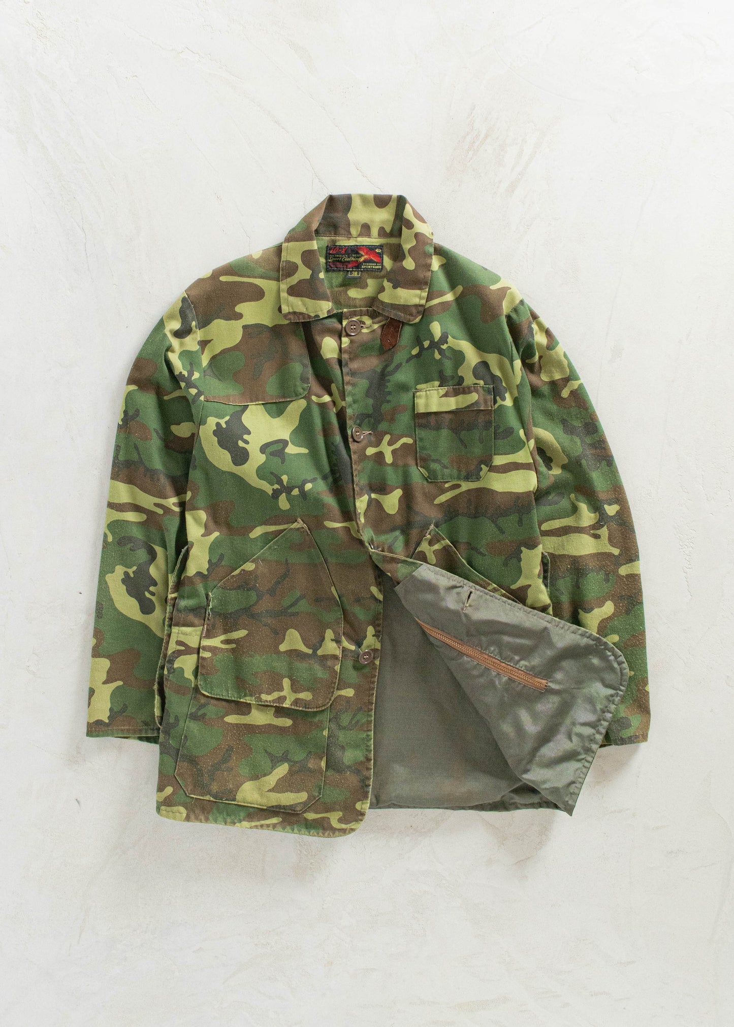 Vintage Camo Hunting Jacket Size S/M