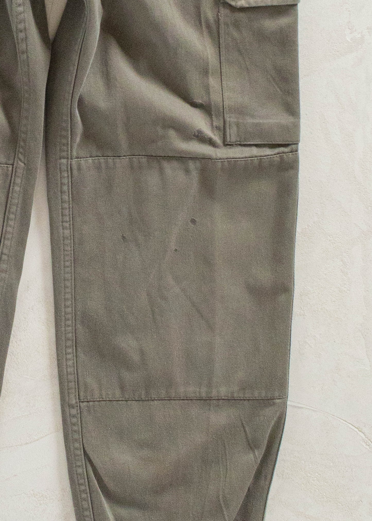 Vintage 1980s French Military Cargo Pants Size Women's 27 Men's 30