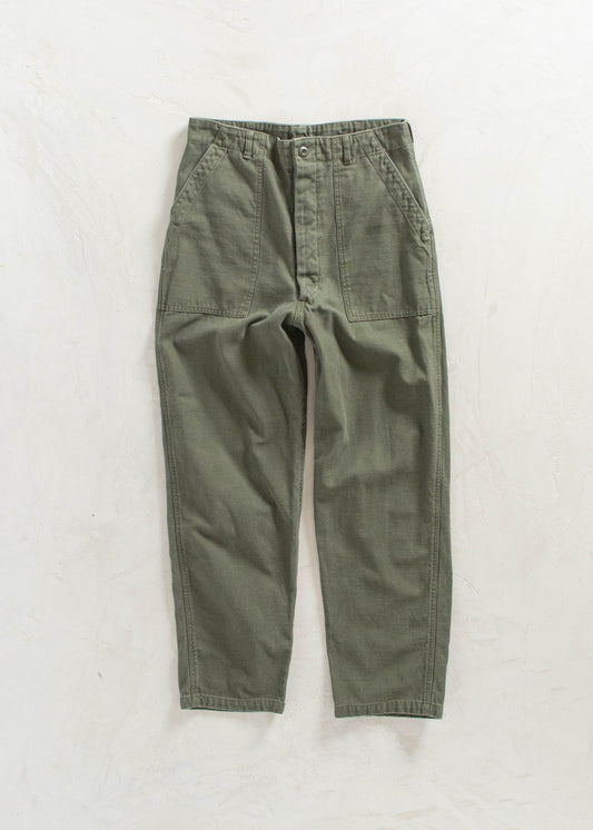 Vintage 1970s OG 107 Type I Fatigue Pants Size Women's 28 Men's 31