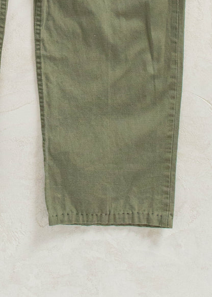 Vintage 1970s US Military Utility Cargo Pants Size Women's 25 Men's 28