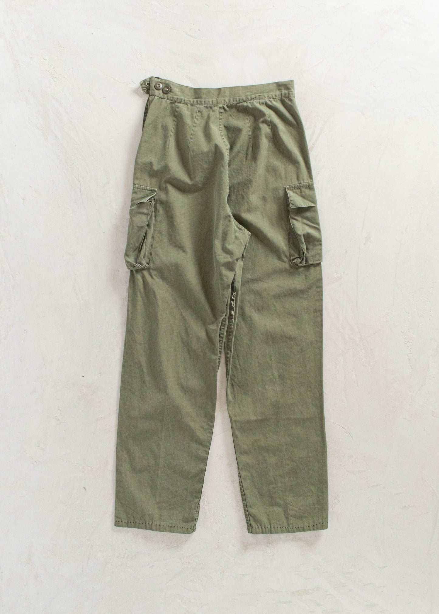 Vintage 1970s US Military Utility Cargo Pants Size Women's 25 Men's 28