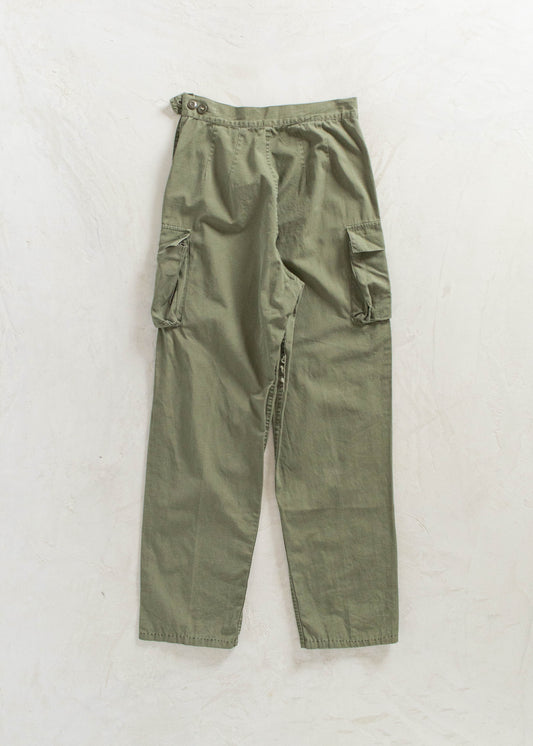 Vintage 1970s US Military Utility Cargo Pants Size Women's 25 Men's 28