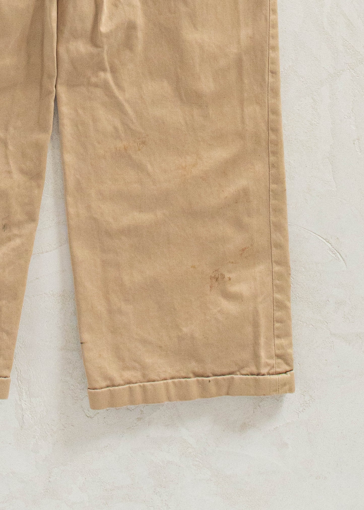 Vintage 1950s Cramerton Army Cloth Military Trousers Size Women's 24