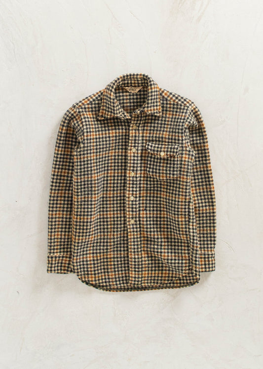 Vintage 1970s Woolrich Wool Flannel Button Up Shirt Size 3XS/2XS