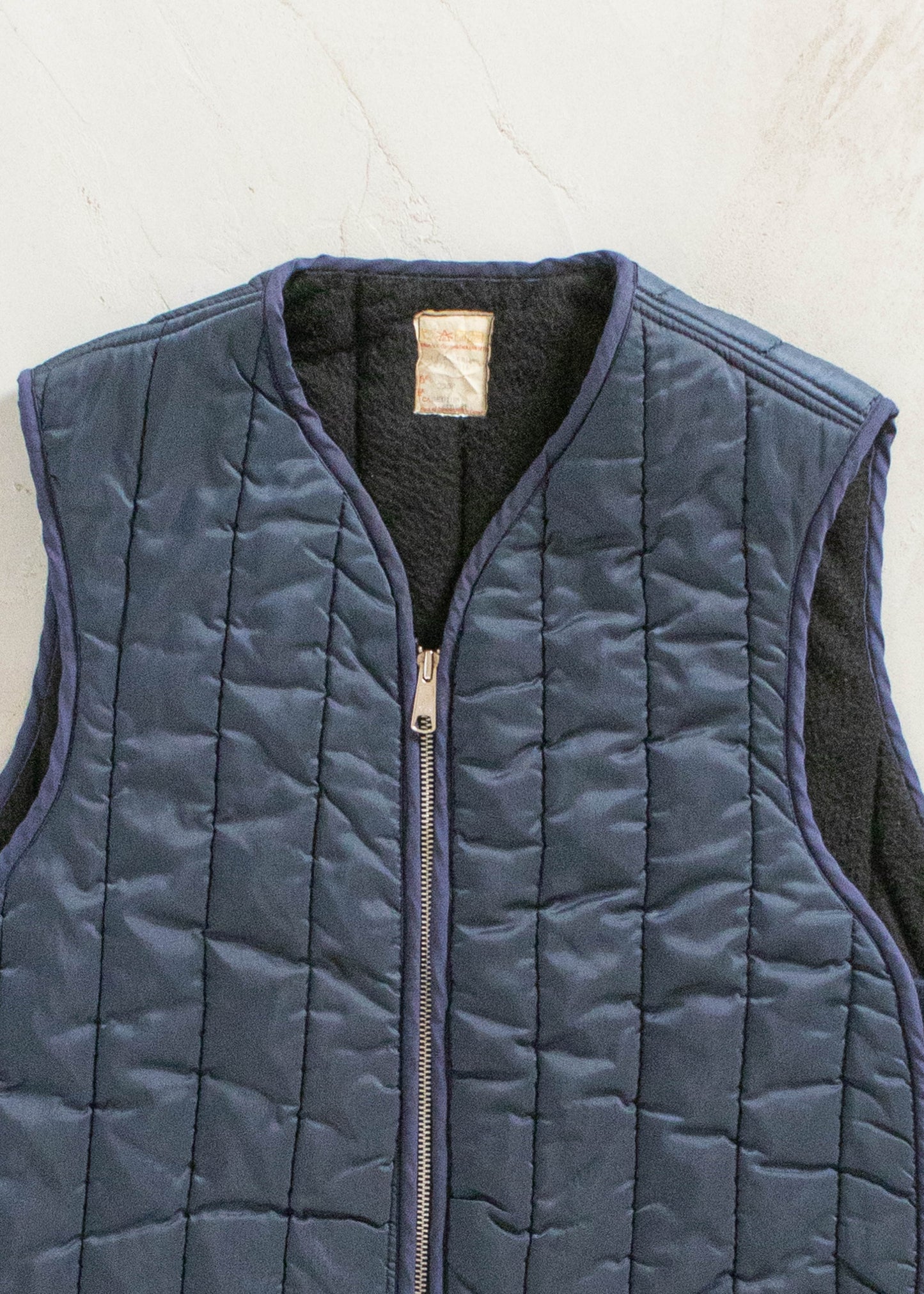 Vintage 1980s Quilted Nylon Vest Size S/M