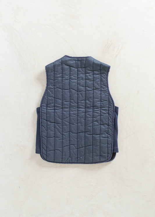 Vintage 1980s Quilted Nylon Vest Size S/M