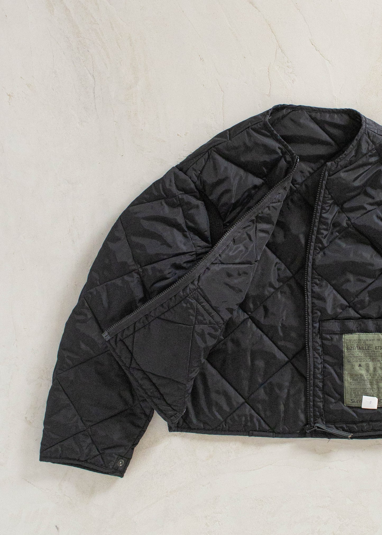 Military Issue Quilted Jacket Size S/M