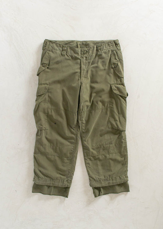 Vintage Military Cargo Pants Size Women's 32 Men's 34