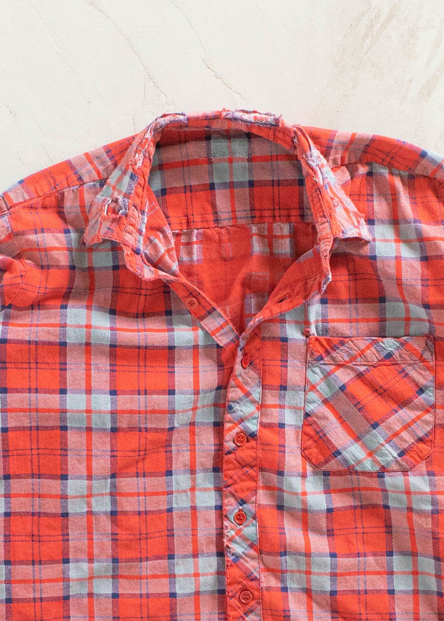 Vintage Cotton Flannel Button Up Shirt Size M/L