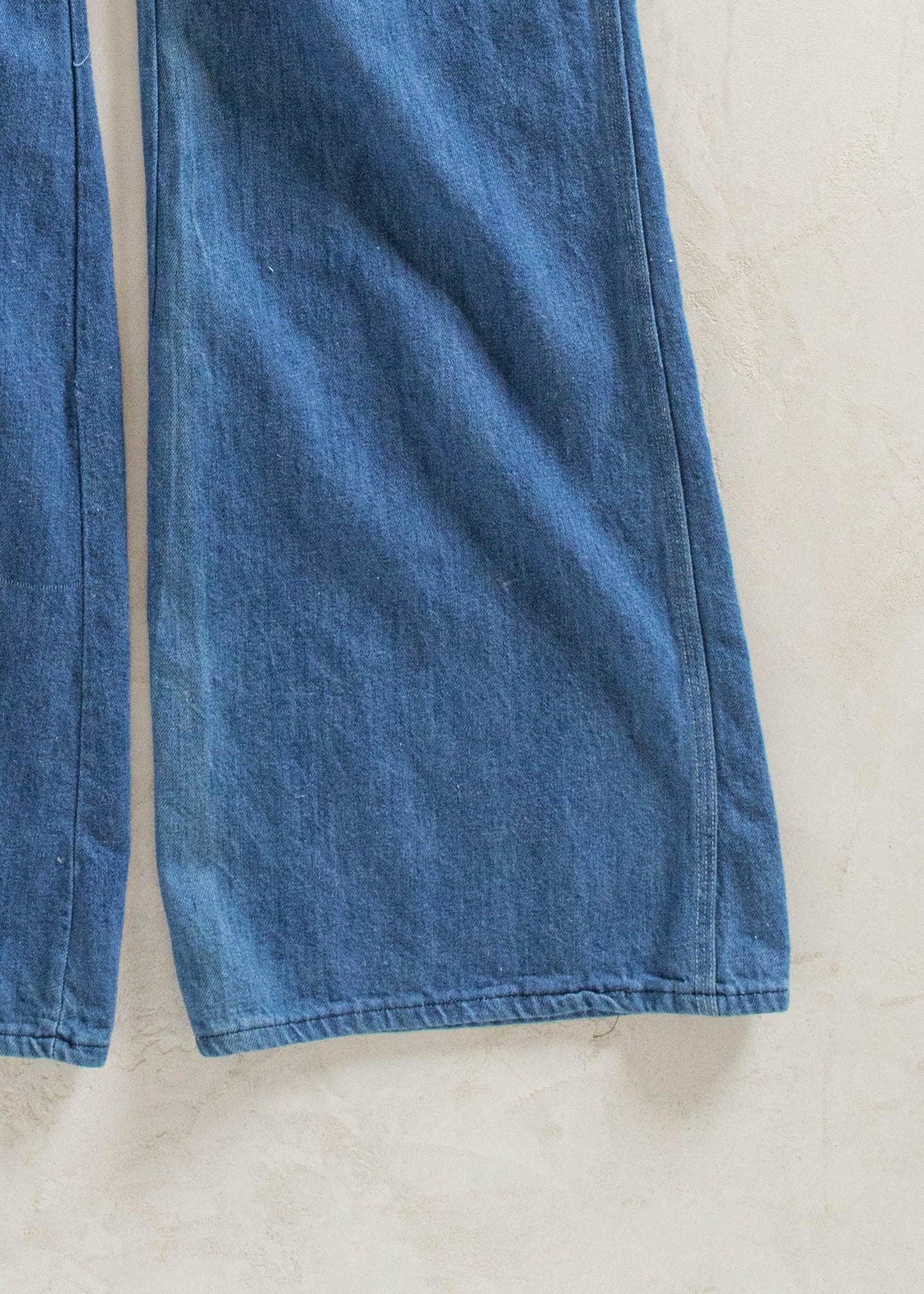 Vintage 1970s Landlubber Midwash Flare Jeans Size Women's 26 Men's 30