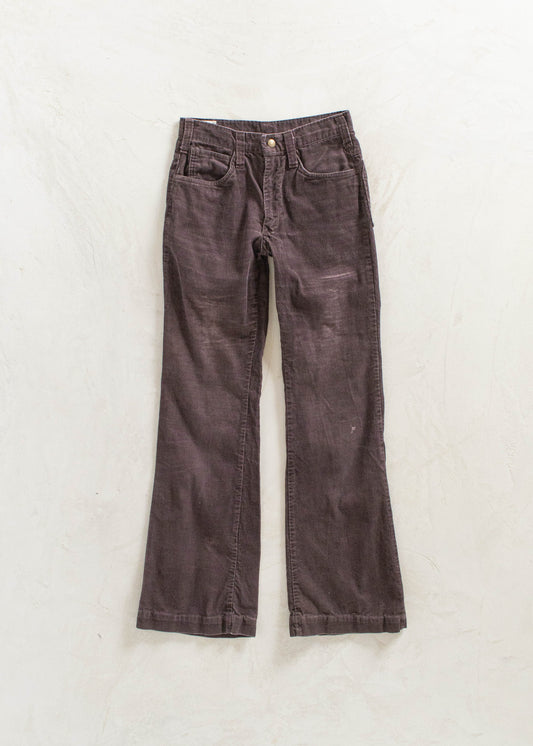 Vintage 1970s Landlubber Corduroy Flare Pants Women's 23