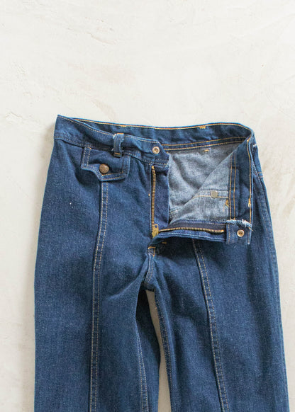 Vintage 1970s Liberte Darkwash Flare Jeans Size Women's 23