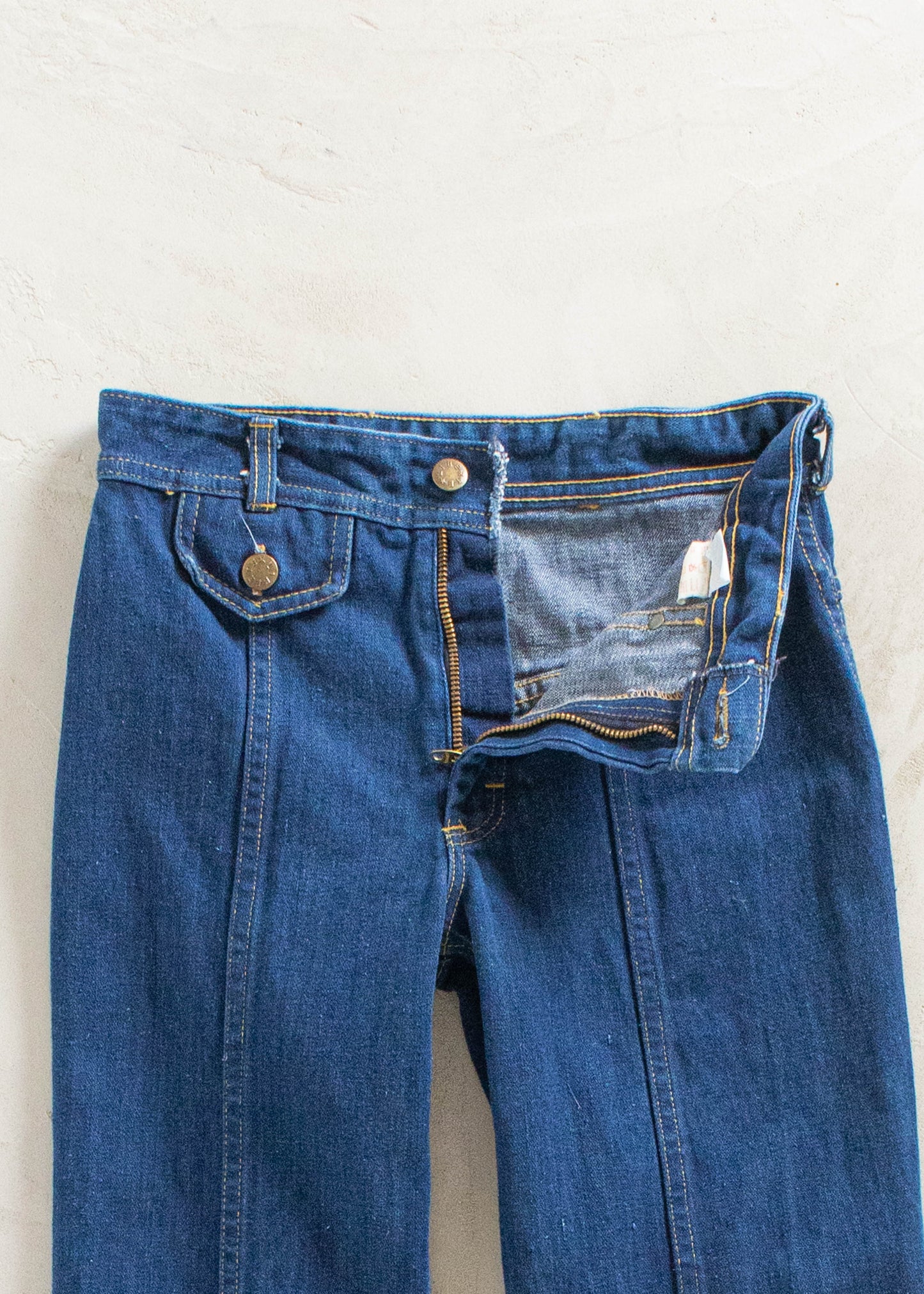 Vintage 1970s Liberte Darkwash Flare Jeans Size Women's 23