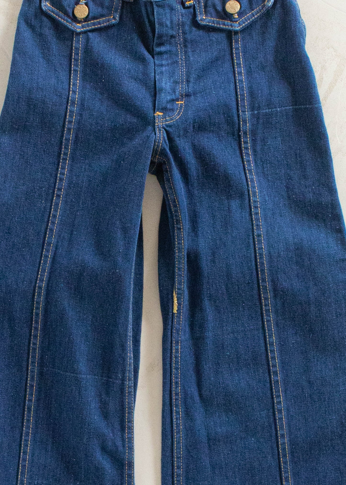 Vintage 1970s Liberte Darkwash Flare Jeans Women's 23