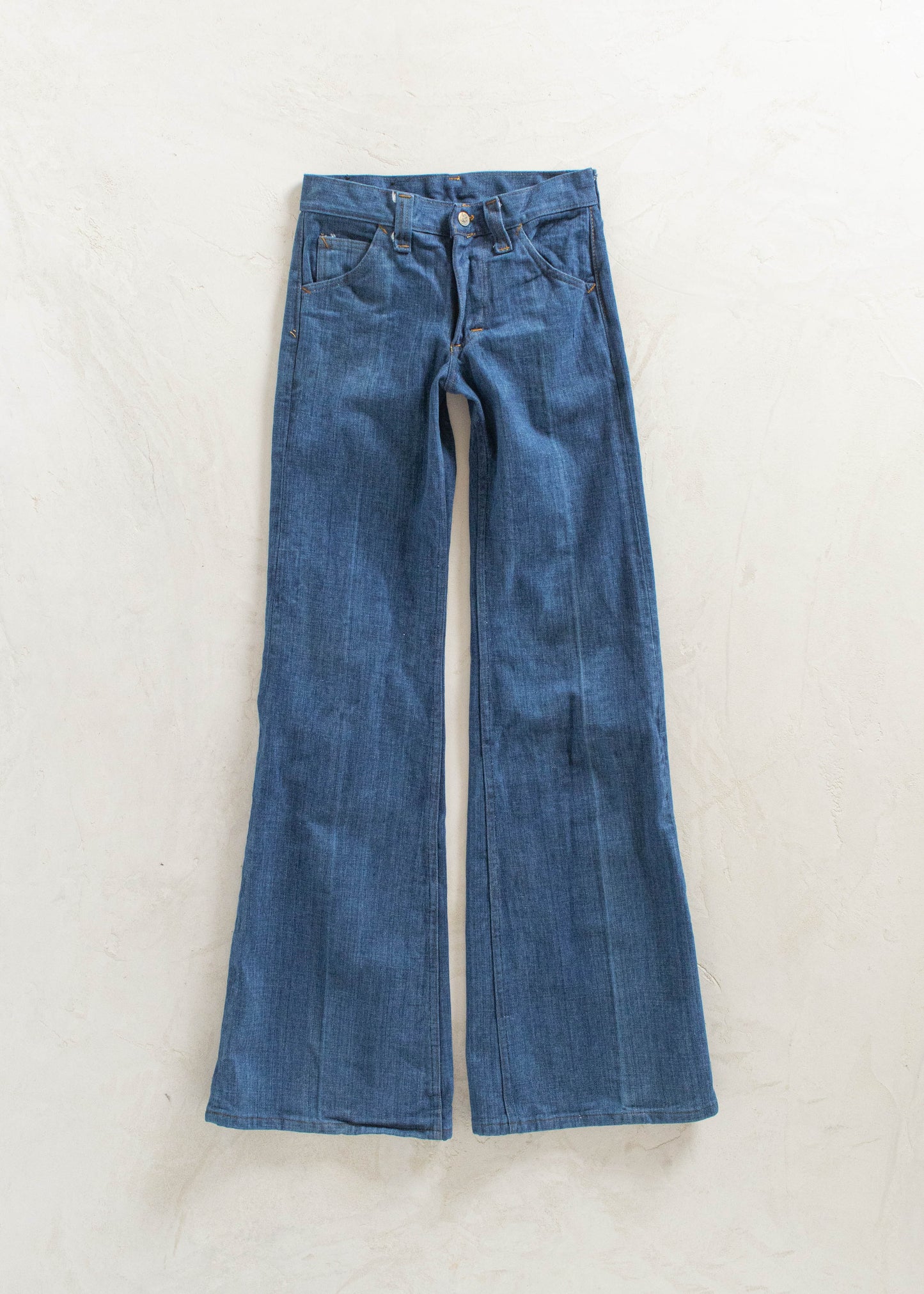 Vintage 1970s Lee Darkwash Flare Jeans Size Women's 24