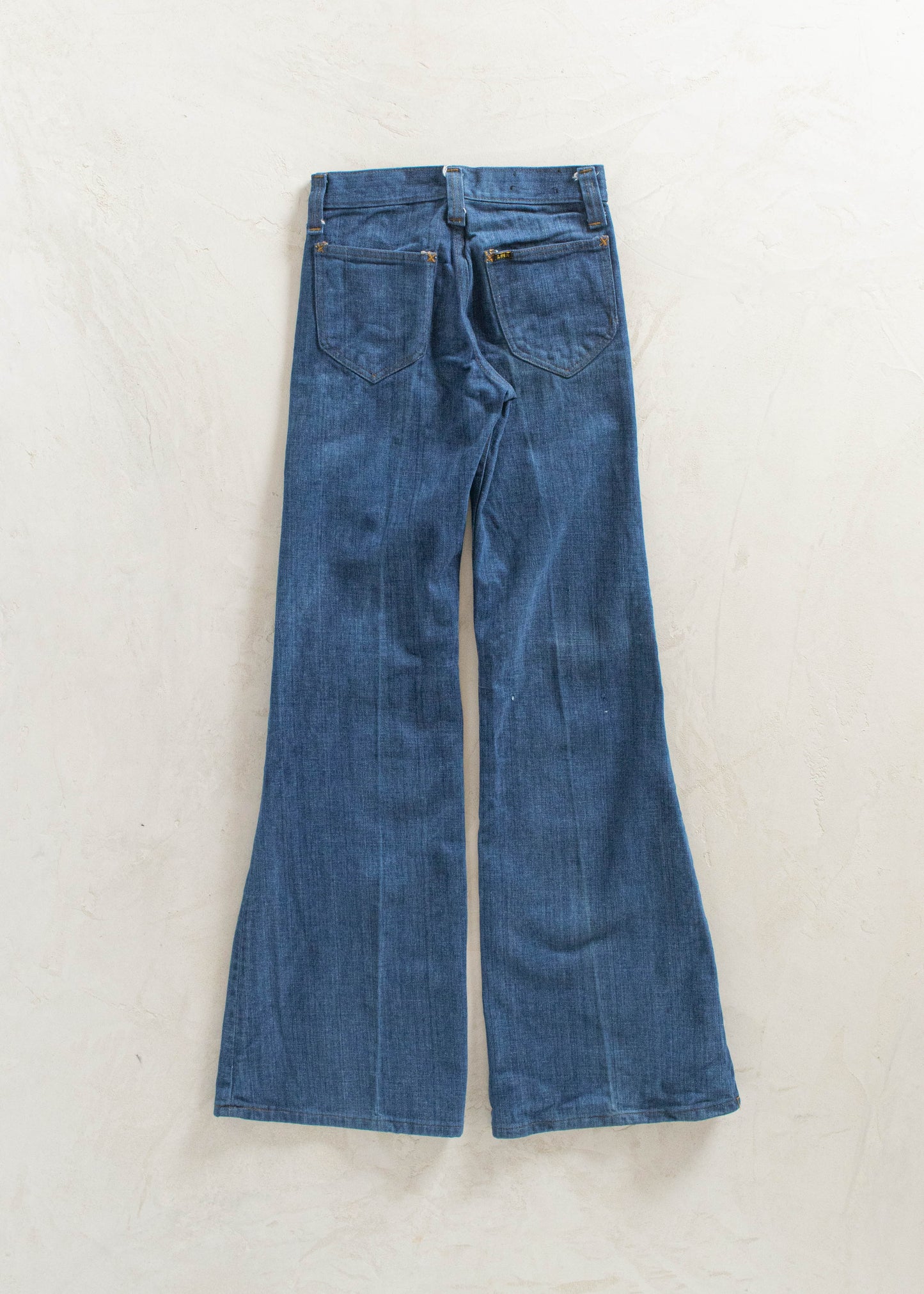 Vintage 1970s Lee Darkwash Flare Jeans Size Women's 24