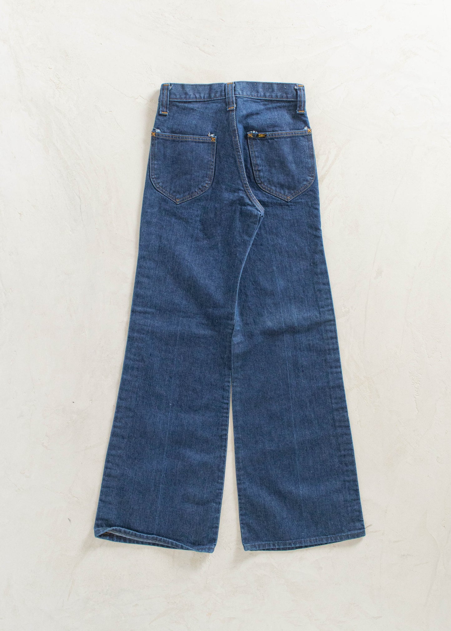 Vintage 1970s Lee Darkwash Flare Jeans Size Women's 24