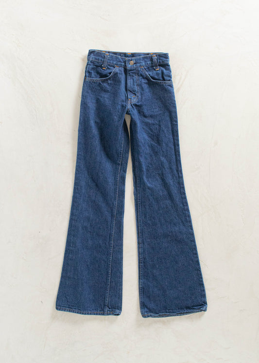 Vintage 1970s Levi's Darkwash Flare Jeans Size Women's 23