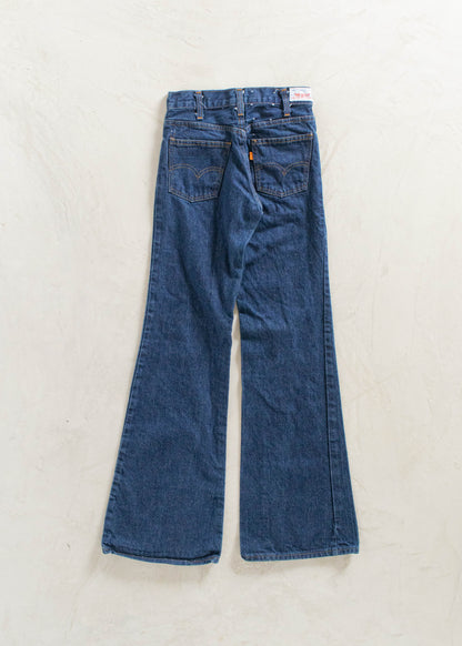 Vintage 1970s Levi's Darkwash Flare Jeans Size Women's 23