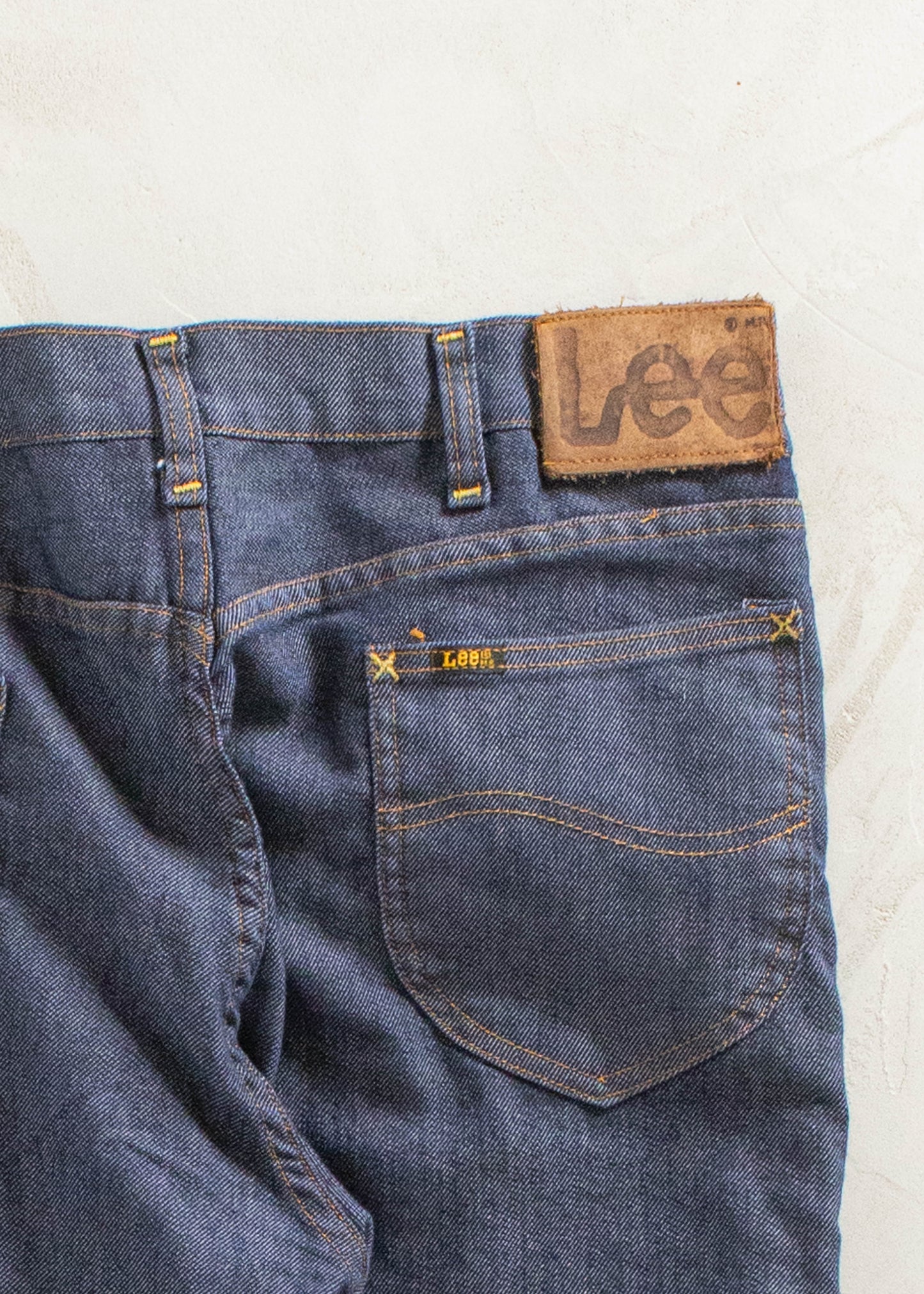 Vintage 1970s Lee Darkwash Flare Jeans Size Women's 30 Men's 32