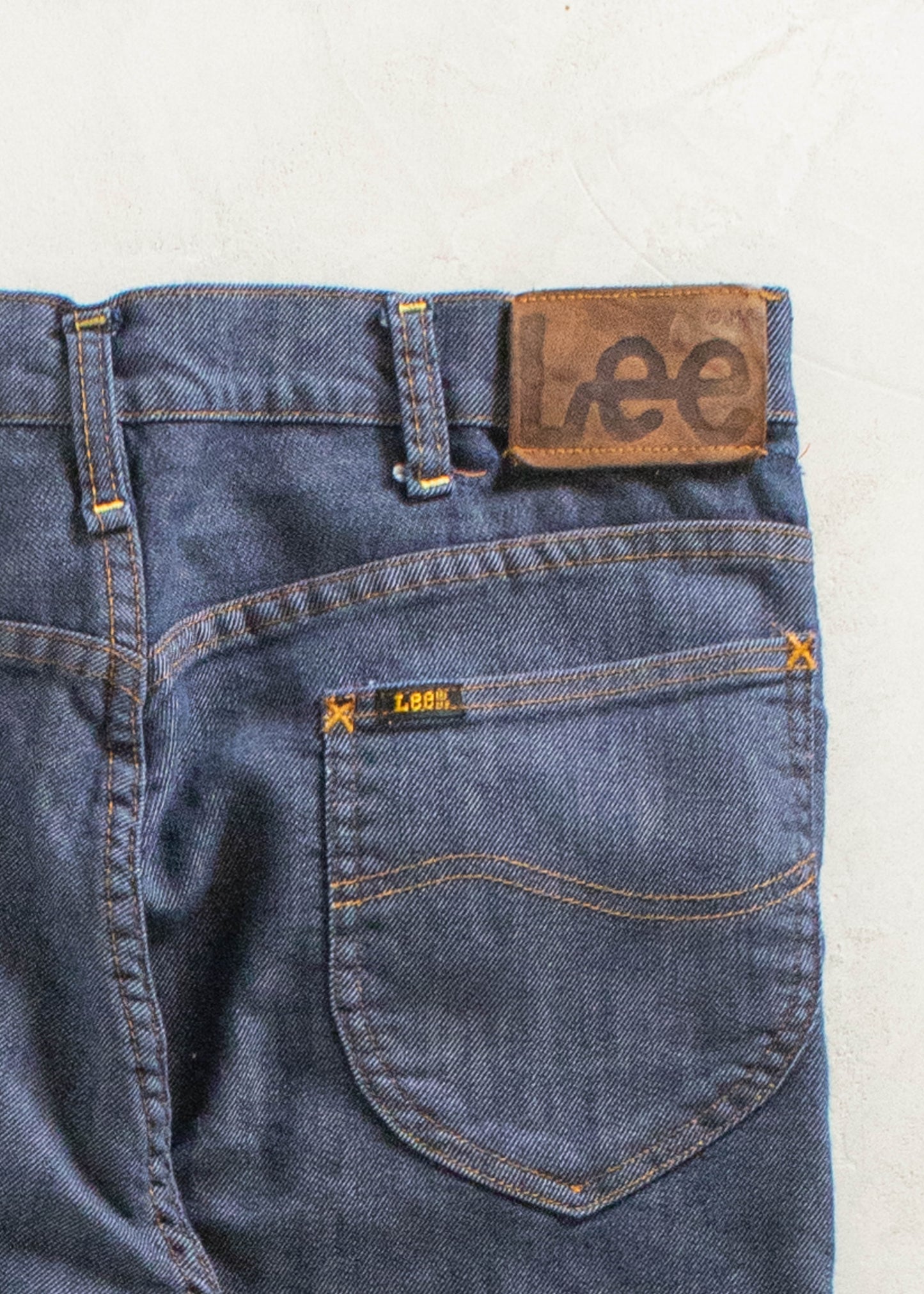 Vintage 1970s Lee Darkwash Flare Jeans Size Women's 30 Men's 32