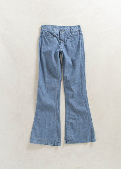 Vintage 1970s Landlubber Flare Pants Size Women's 25 Men's 28