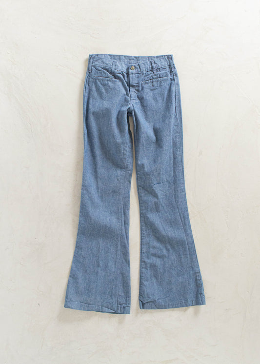 Vintage 1970s Landlubber Flare Pants Size Women's 25 Men's 28