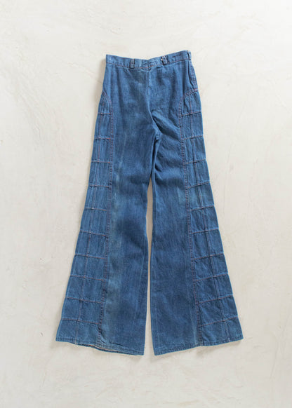 Vintage 1970s Kanti Midwash Flare Jeans Size Women's 23