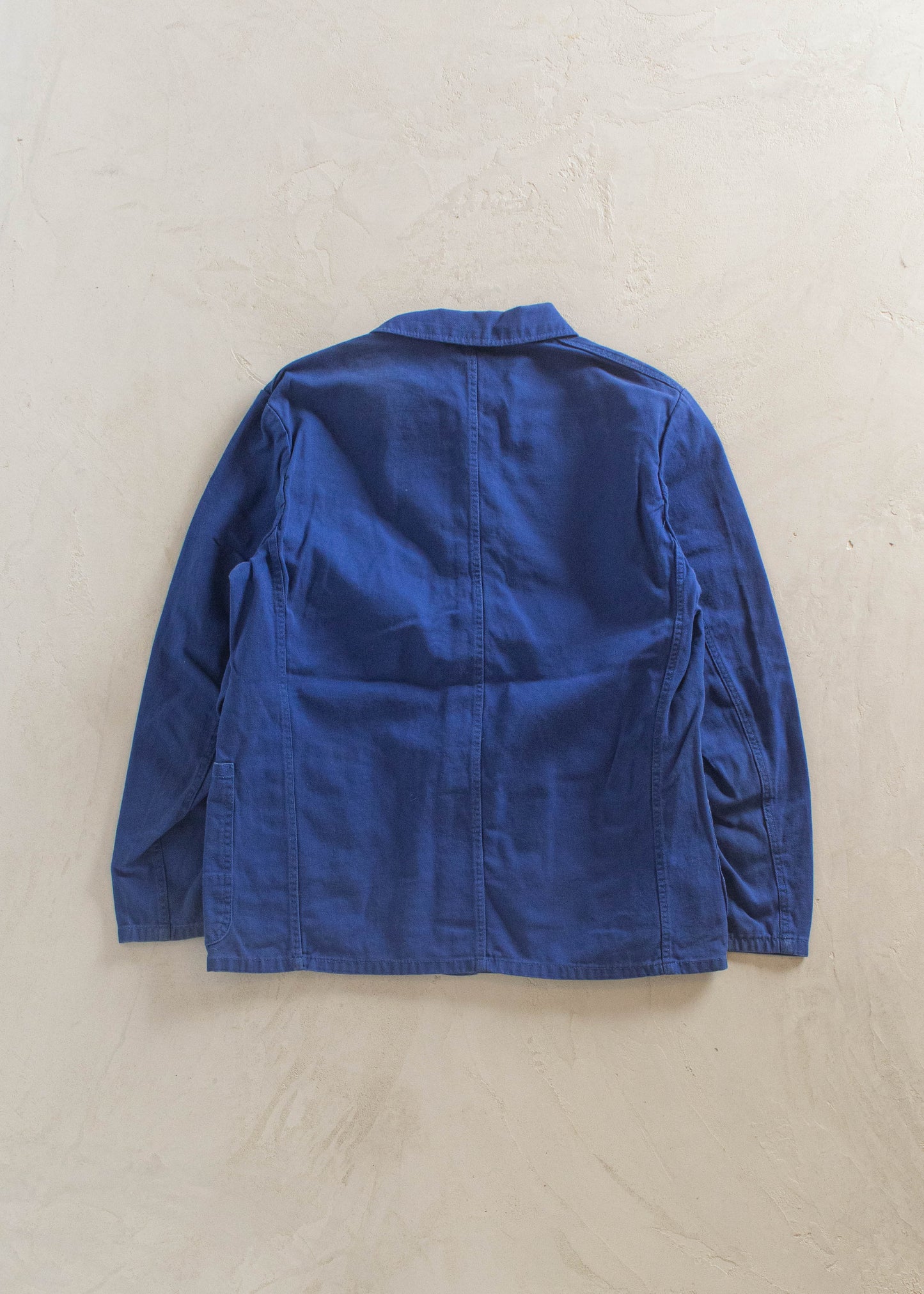 1980s Bleu de Travail French Workwear Chore Jacket Size S/M