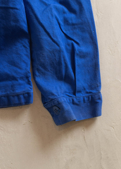 1980s Molinel Bleu de Travail French Workwear Chore Jacket Size M/L