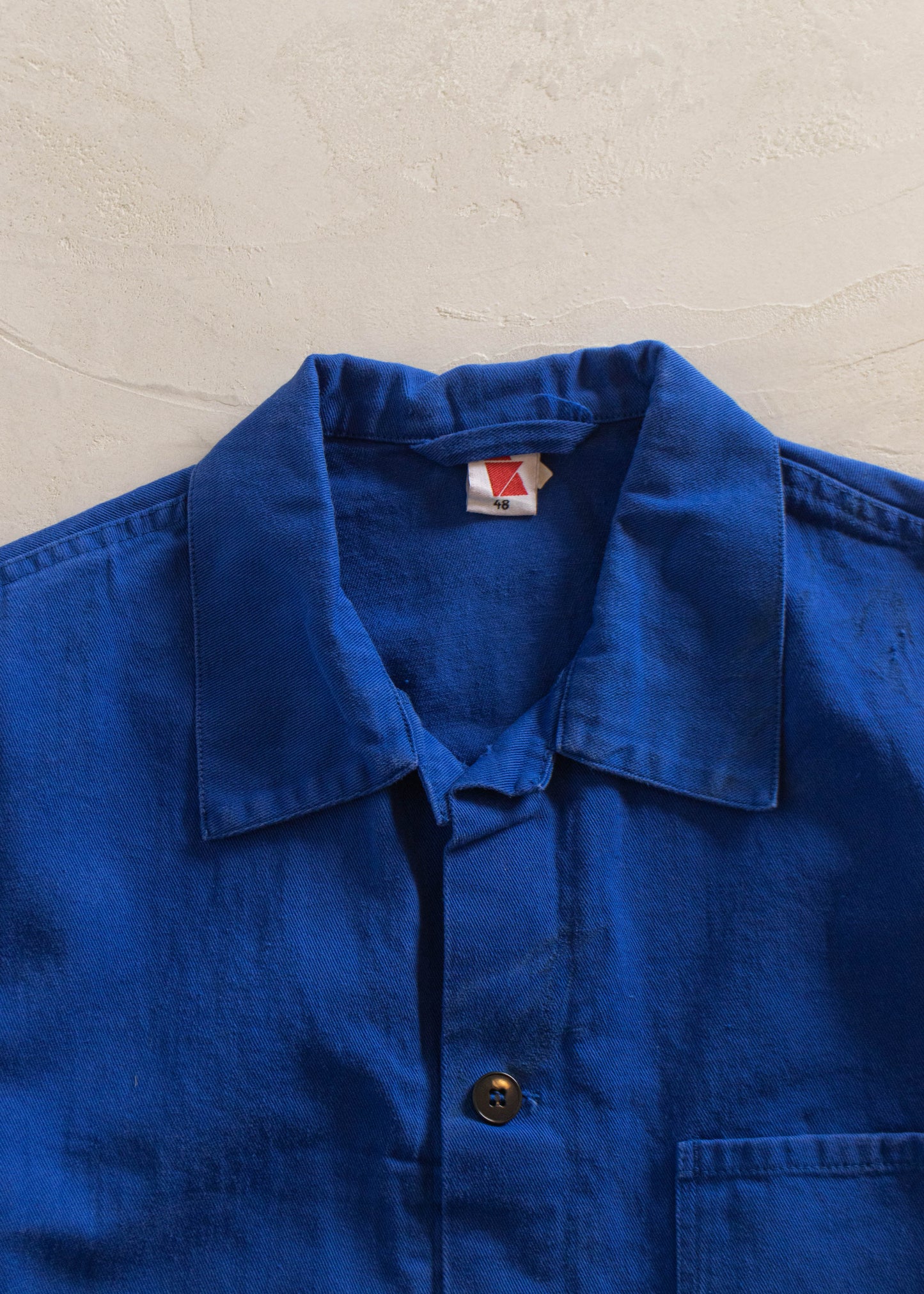 1980s Bleu de Travail European Workwear Chore Jacket Size S/M